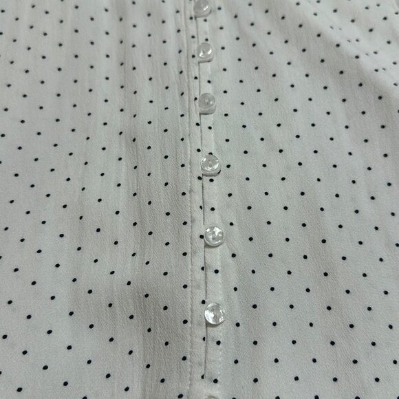 Forever 21 White Polka Dot Cover-Up Dress Size Large - Picture 4 of 6